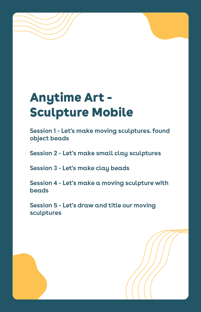 Anytime Art - Sculpture Mobile