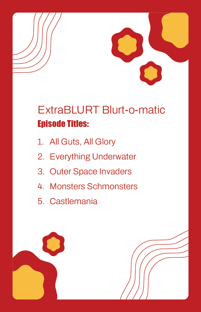 ExtraBLURT Blurt-o-matic