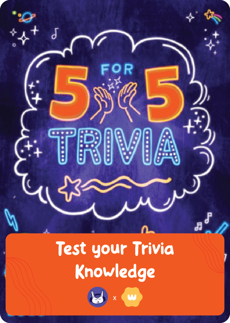 5 for 5 Trivia: Top 5