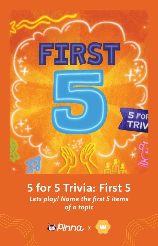 5 for 5 Trivia: First 5