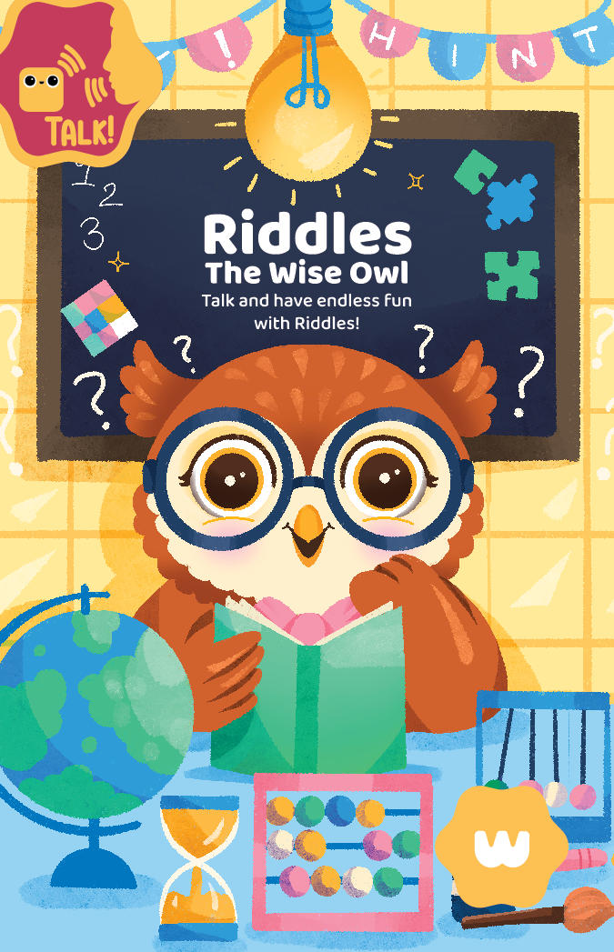 Riddles the Wise Owl - Perfect companion to solve riddles